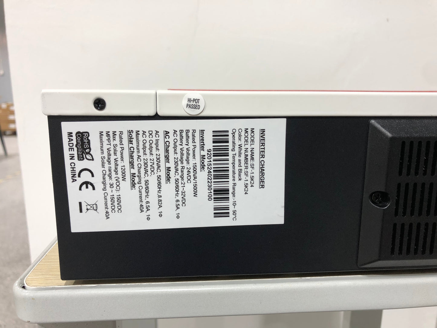 1.5KVA 1500W 24V Solar Inverter